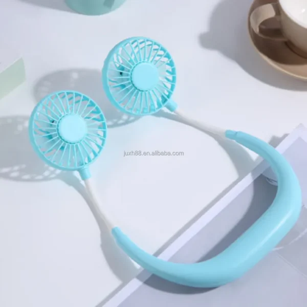 Neck Hanging Small Fan, USB, ABS - view 6