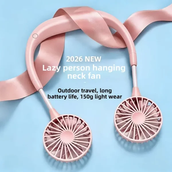 Neck Portable Charging Fan, Battery, ABS+PC - view 2