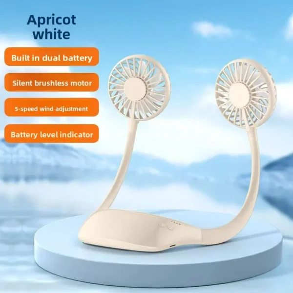 Neck Portable Charging Fan, Battery, ABS+PC - view 5