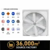 Negative Pressure Cooling Fan, FRP, 380, Electric - view 6
