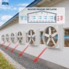 Negative Pressure Exhaust Fan, 1260mm, IP55, FRP, 38000m3h - view 3