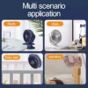 Newest Mini Desktop Fan, Portable, USB, 1200mAh, Cordless - view 5