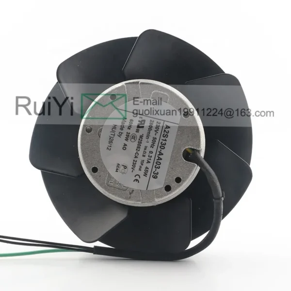 Noise A2s130-aa03-39 Cooling Fan, AC230V, 45W, 0.31A, 13CM - view 2