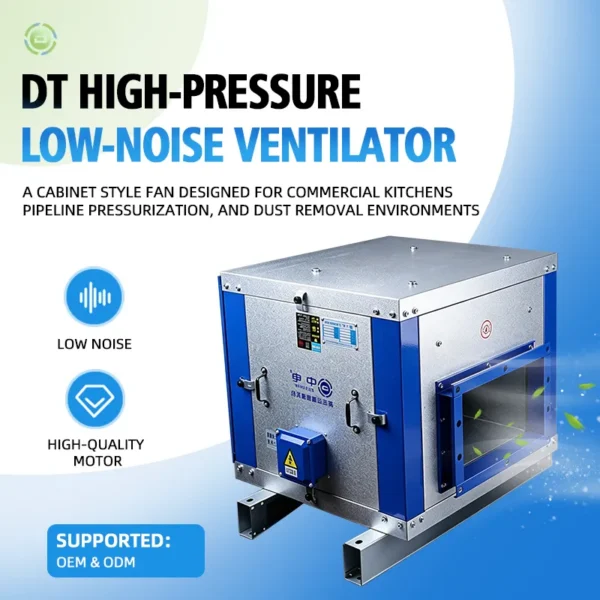 Noise Centrifugal Ventilation Fan, 380 V, Corded Electric