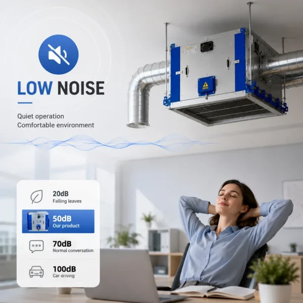 Noise Centrifugal Ventilation Fan, 380 V, Corded Electric - view 6