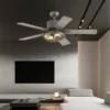 Noise Remote Control Fan, Ceiling, Metal, 355-0781