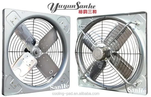 Noise Shutter Exhaust Fan, 1000mm, Axial - view 6