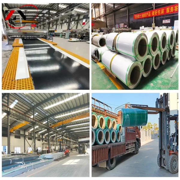 Non-slip Fiberglass Frp Panel, GRP, ZXY-FRP6622 - view 6