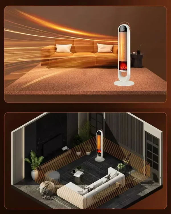 Office Home Portable Tower, 2000W, 3D, PTC - view 5