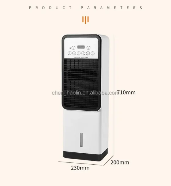 Office Ptc Electric Fan, 1800W, Tower, C10987 - view 2