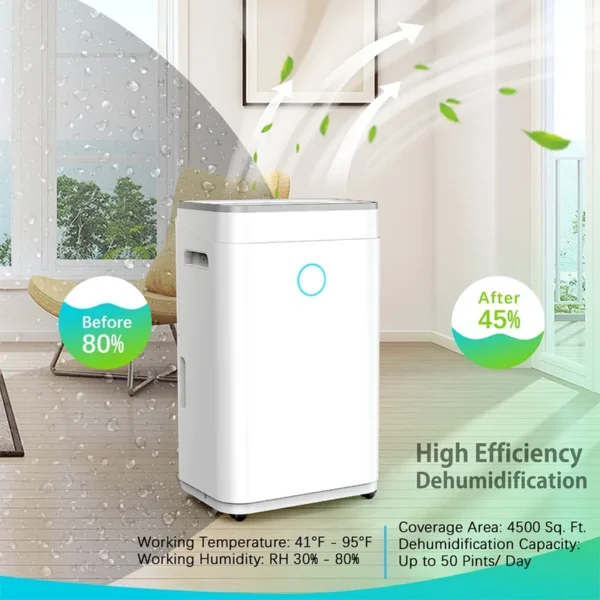 Ol20-d030a Portable Home Dehumidifier, LUKO, 20L - view 2