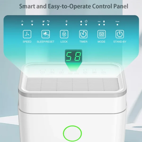 Ol20-d030a Portable Home Dehumidifier, LUKO, 20L - view 3