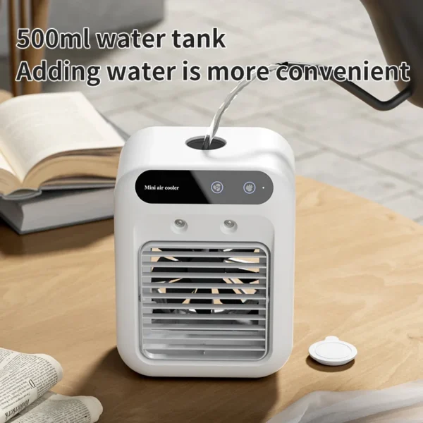 One Air Conditioner, Portable, USB, Plastic - view 2
