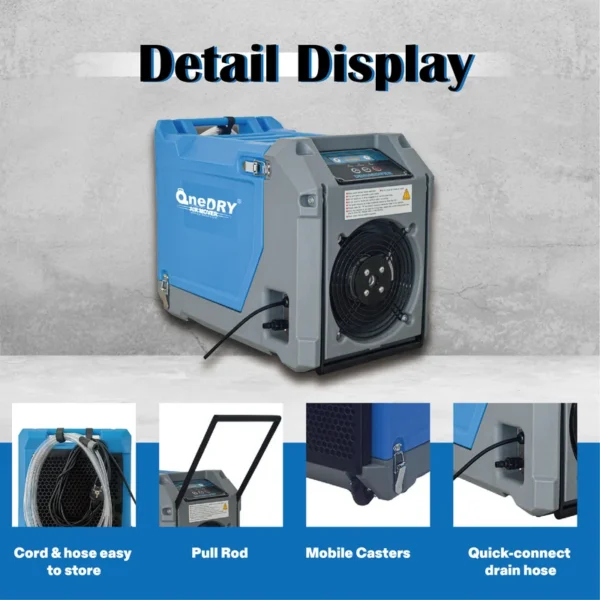 Onedry Aone-40lgr Electric Dehumidifier, 40L/Day, 24H, 150W - view 6