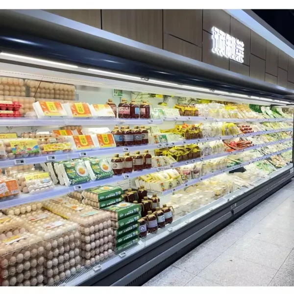 Open Vertical Display Refrigerator, 220 V, Glass - view 3
