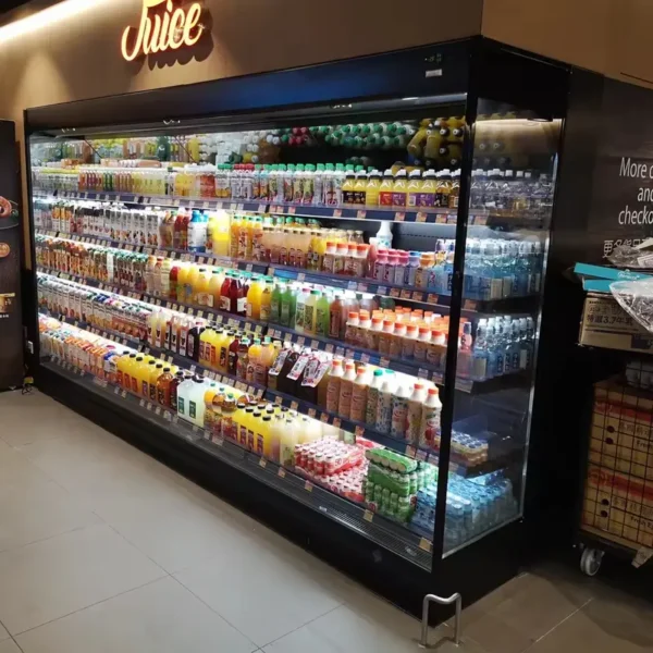 Open Vertical Display Refrigerator, 220 V, Glass - view 4