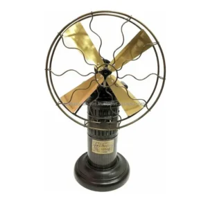 Operated Brass Desk Fan, Iron, MOS-02541