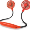Operated Portable Neck Fan, 2600mAh, 6-Speed, USB