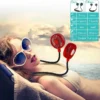 Operated Portable Neck Fan, 2600mAh, 6-Speed, USB - view 5