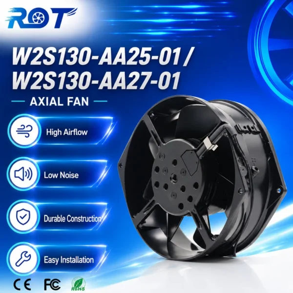 Original Axial Ventilation Fan, W2S130-AA25-01, 115V, 41W