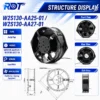 Original Axial Ventilation Fan, W2S130-AA25-01, 115V, 41W - view 2