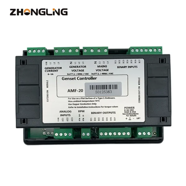 Original Generador Control Panel, AMF-20, AMF - view 6