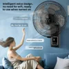 Oscillating Air Cooling Fan, aluminum, Wall - view 3