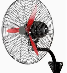 Oscillating Air Cooling Fan, Electric, Metal