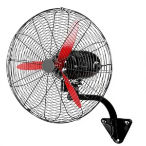 Oscillating Air Cooling Fan, Wall, Electric, Metal