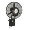 Oscillating Mist Fan, Wall, Electric, Metal