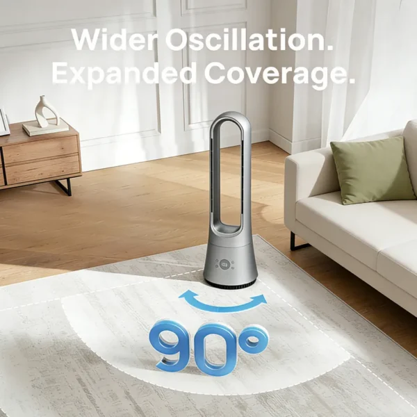 Oscillating Tower, 90°, Electric, Plastic - view 3