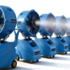 Oscillating Trolley Misting Fan, 8000CFM, Portable