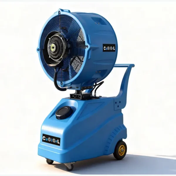 Oscillating Trolley Misting Fan, 8000CFM, Portable - view 3