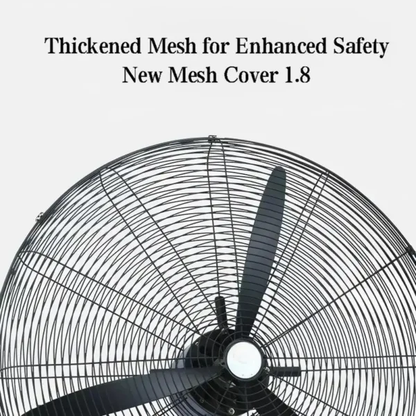 Oscillating Wall Mount Fan, 110 V - view 2