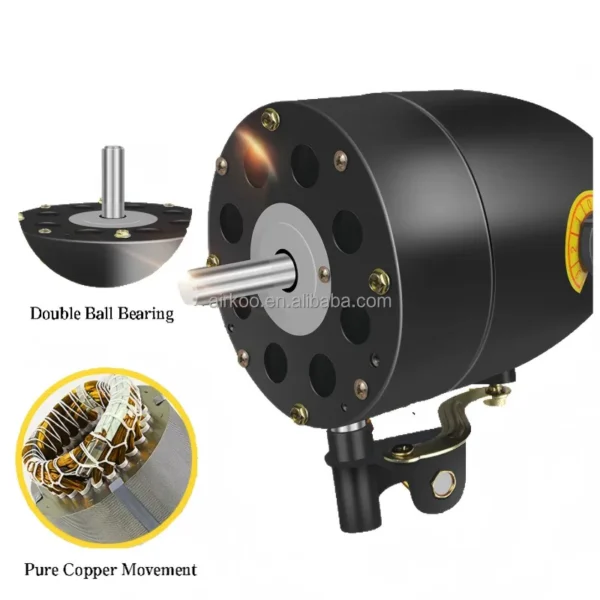 Oscillating Wall Mount Fan, 110 V - view 3