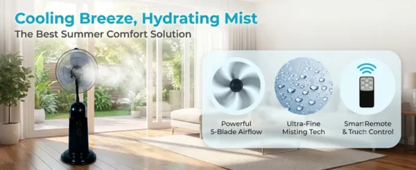 Outdoor Oscillation Mist Fan, 26-30, Ceiling - view 4