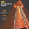 Outdoor Patio Heater, 5, Aluminum - view 5