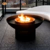 Outdoor Patio Heater, Steel, gas fireplace