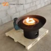 Outdoor Patio Heater, Steel, gas fireplace - view 4