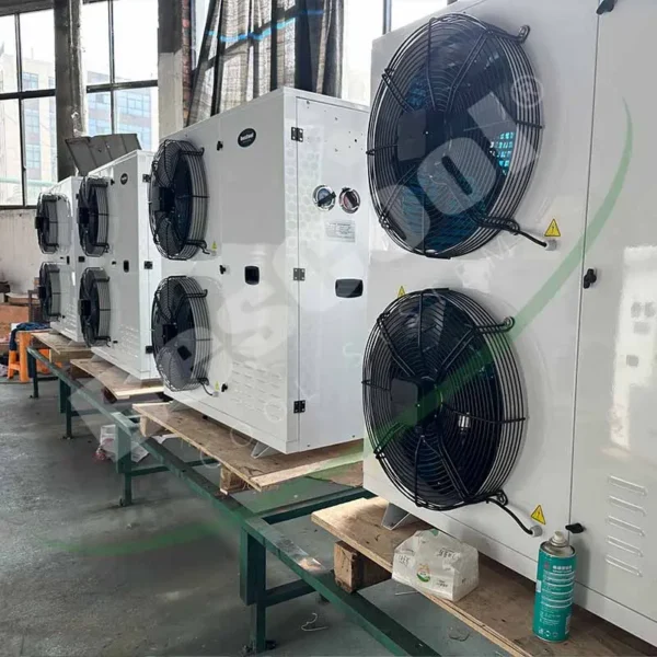Outdoor Wall-mounted Condensing Compressor, 380V, 5HP, Scroll - view 2