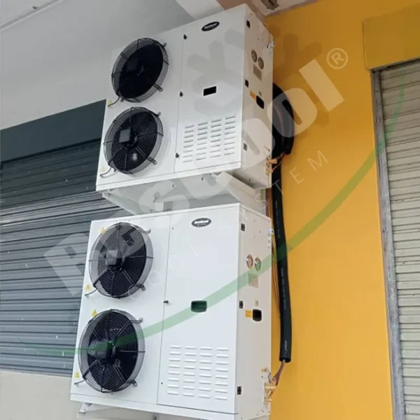 Outdoor Wall-mounted Condensing Compressor, 380V, 5HP, Scroll - view 5