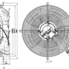 Outer Rotor Axial Fan, S3G450-LL07-M7/M, 380-480V, 0.85A, 530W - view 3