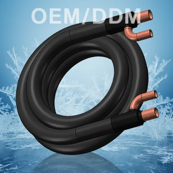 Packless Double-wound-helix Water-source Condenser