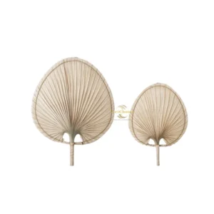 Palm Leaf Hand Fan, Manual