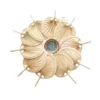 Palm Leaf Hand Fan, Plastic, Manual - view 3