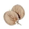 Palm Leaf Hand Fan, Plastic, Manual - view 4