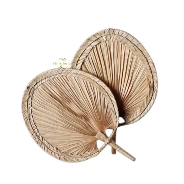 Palm Leaf Hand Fan, Plastic, Manual - view 4