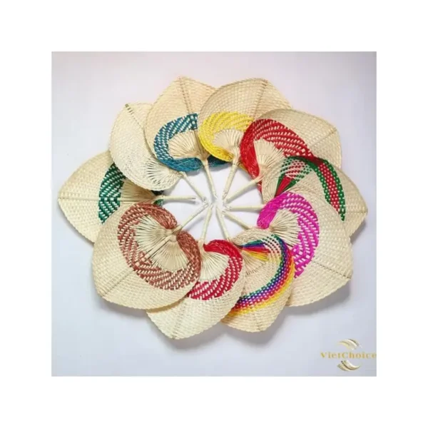 Palm Leaf Hand Fan, Portable, Manual - view 2