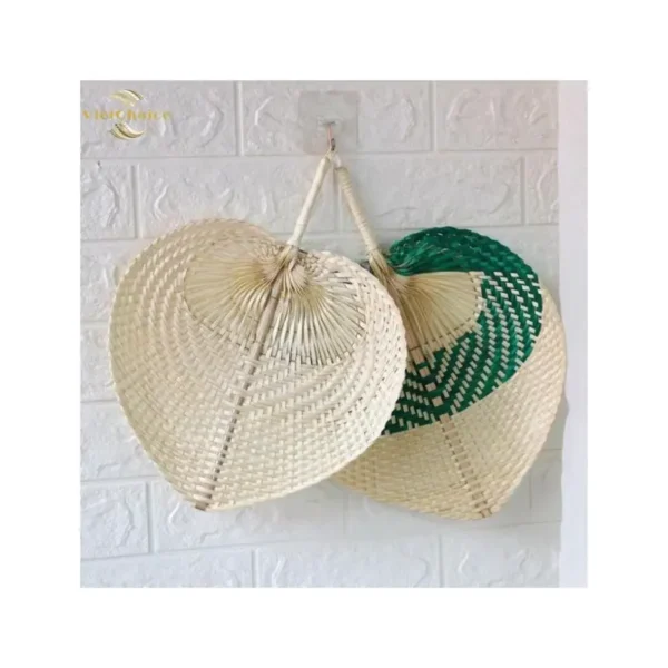 Palm Leaf Hand Fan, Portable, Manual - view 4