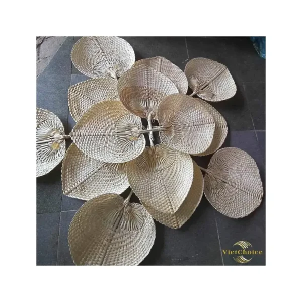 Palm Leaf Hand Fan, Portable, Manual - view 6